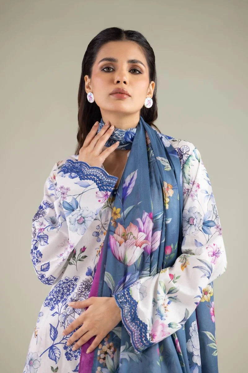 Unstitched Fabrics 3 Piece Luxury Embroidered Lawn